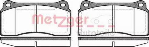 Metzger 1170760 - Brake Pad Set, disc brake autospares.lv