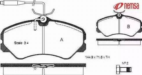 Metzger 1170718 - Brake Pad Set, disc brake autospares.lv