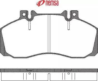 Metzger 1170717 - Brake Pad Set, disc brake autospares.lv