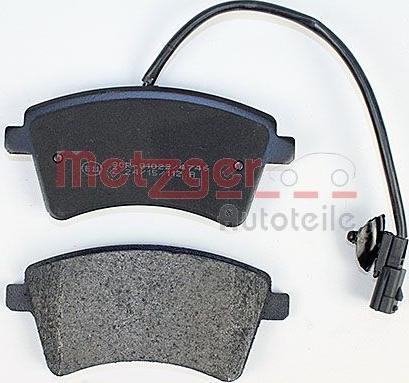 Metzger 1170776 - Brake Pad Set, disc brake autospares.lv