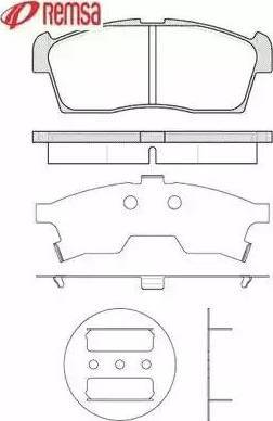Metzger 1170771 - Brake Pad Set, disc brake autospares.lv
