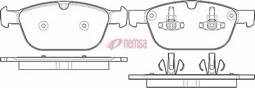 Metzger 1397.00 - Brake Pad Set, disc brake autospares.lv