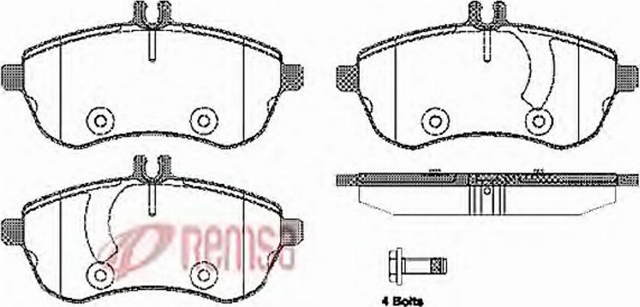 Metzger 130100 - Brake Pad Set, disc brake autospares.lv