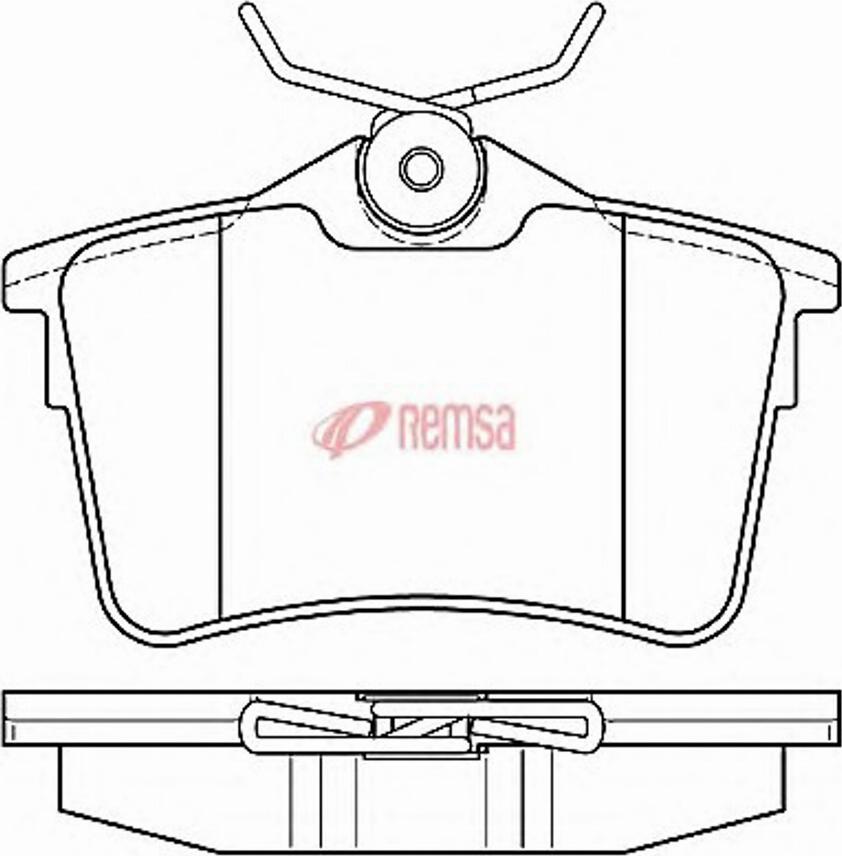 Metzger 1382.00 - Brake Pad Set, disc brake autospares.lv