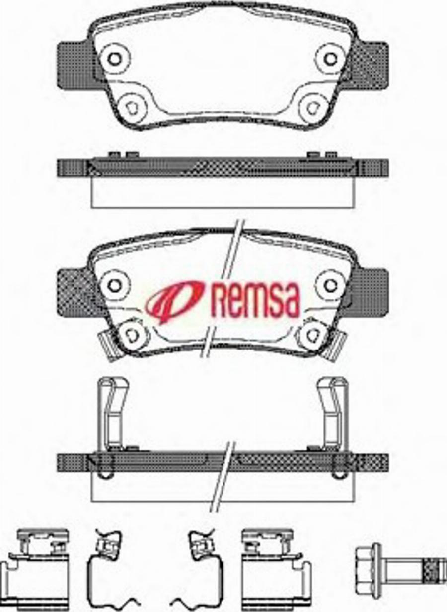 Metzger 1290.02 - Brake Pad Set, disc brake autospares.lv