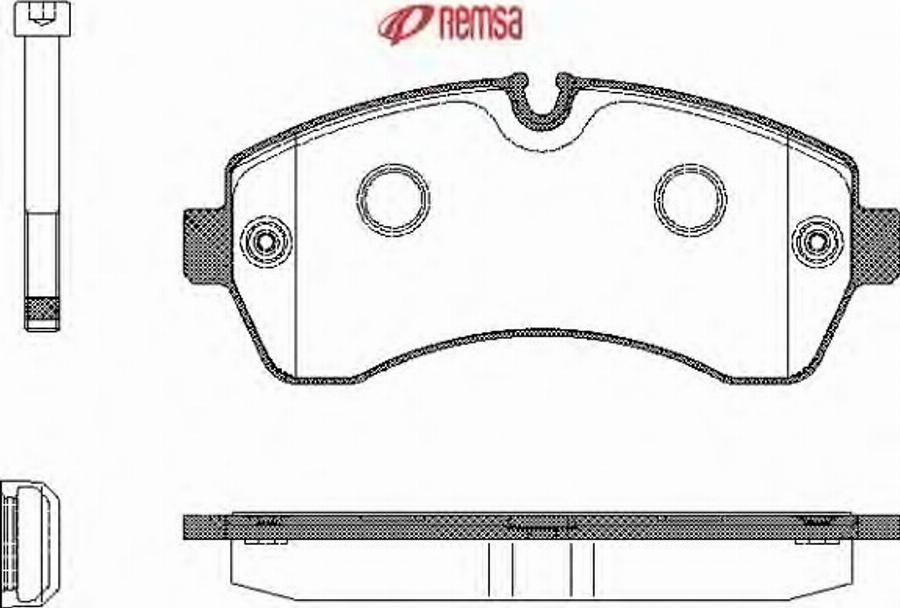 Metzger 124380 - Brake Pad Set, disc brake autospares.lv