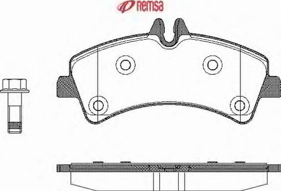 Metzger 124780 - Brake Pad Set, disc brake autospares.lv