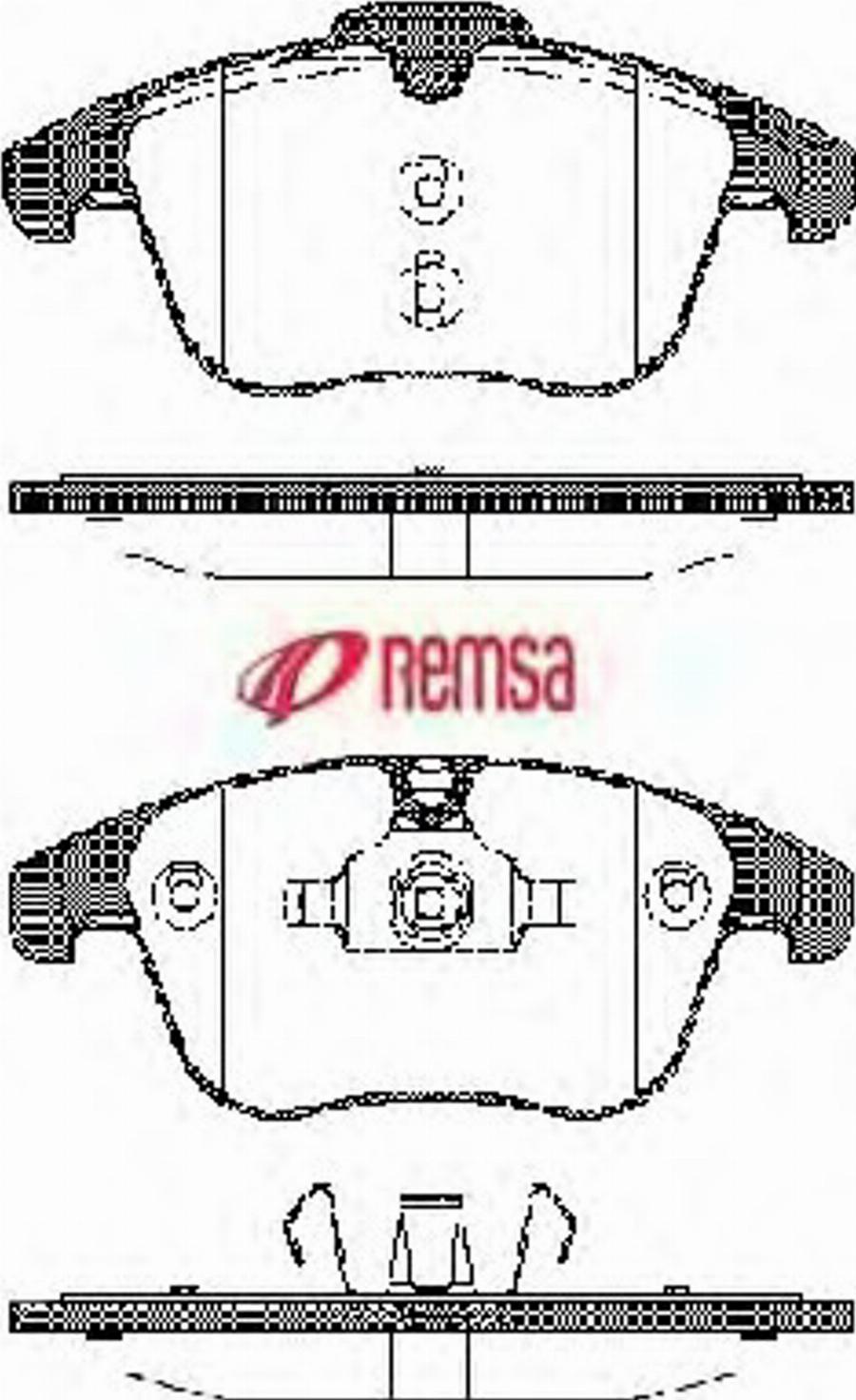 Metzger 121900 - Brake Pad Set, disc brake autospares.lv