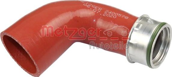 Metzger 2400578 - Charger Intake Air Hose autospares.lv