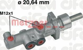 Metzger 202-404 - Brake Master Cylinder autospares.lv