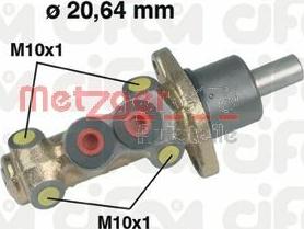 Metzger 202-142 - Brake Master Cylinder autospares.lv