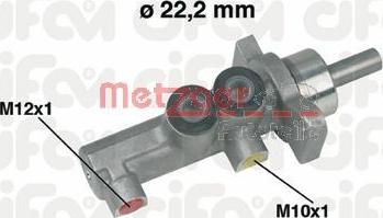 Metzger 202-381 - Brake Master Cylinder autospares.lv