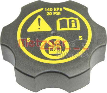 Metzger 2140114 - Sealing Cap, coolant tank autospares.lv