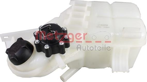 Metzger 2140258 - Expansion Tank, coolant autospares.lv