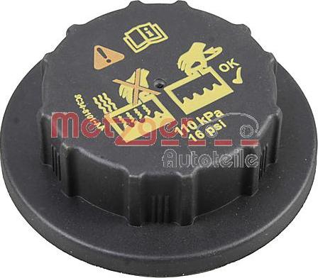 Metzger 2141033 - Sealing Cap, coolant tank autospares.lv