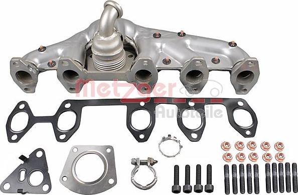 Metzger 2101005 - Manifold, exhaust system autospares.lv