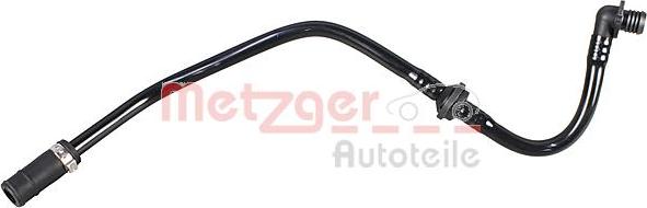 Metzger 2180015 - Vacuum Hose, brake booster autospares.lv