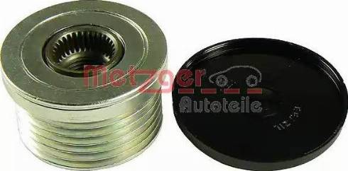 Metzger 2170021 - Pulley, alternator, freewheel clutch autospares.lv