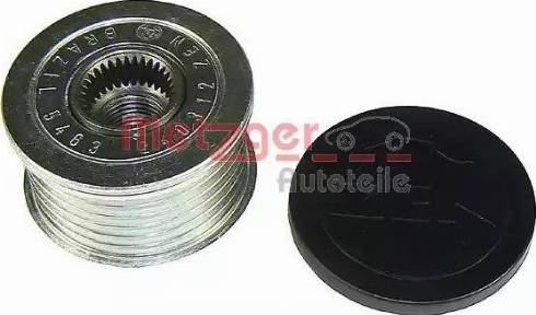 Metzger 2170027 - Pulley, alternator, freewheel clutch autospares.lv