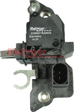 Metzger 2390059 - Voltage regulator, alternator autospares.lv