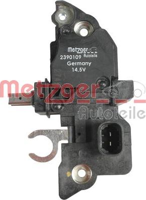 Metzger 2390109 - Voltage regulator, alternator autospares.lv