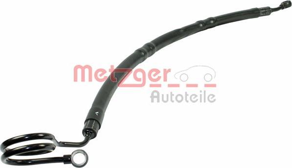 Metzger 2361008 - Hydraulic Hose, steering system autospares.lv