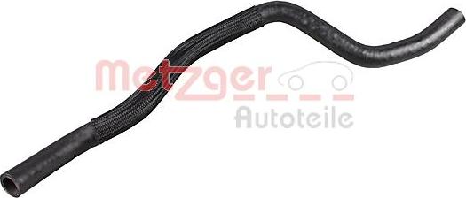 Metzger 2361072 - Hydraulic Hose, steering system autospares.lv