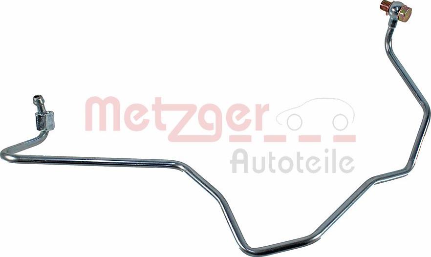 Metzger 2361151 - Oil Pipe, charger autospares.lv