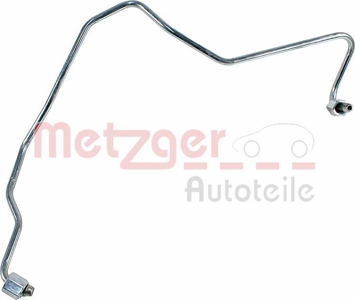 Metzger 2361153 - Oil Pipe, charger autospares.lv