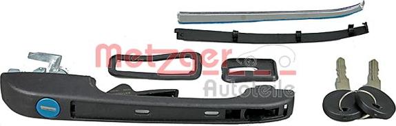 Metzger 2310598 - Door Handle autospares.lv