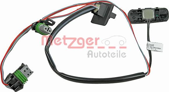 Metzger 2310558 - Switch, rear hatch release autospares.lv