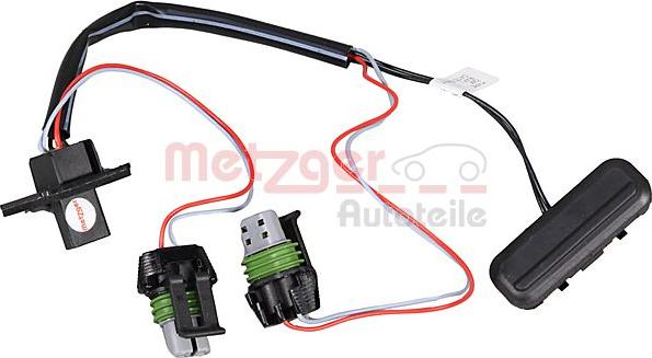 Metzger 2310688 - Switch, rear hatch release autospares.lv