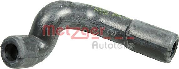 Metzger 2380086 - Hose, crankcase breather autospares.lv