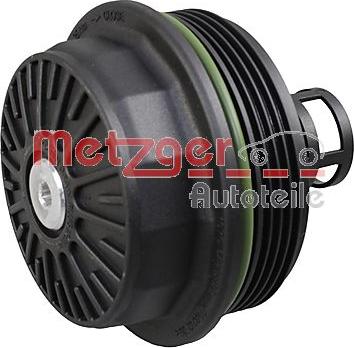 Metzger 2370090 - Cap, oil filter housing autospares.lv