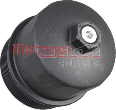 Metzger 2370044 - Cap, oil filter housing autospares.lv