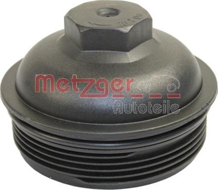 Metzger 2370012 - Cap, oil filter housing autospares.lv