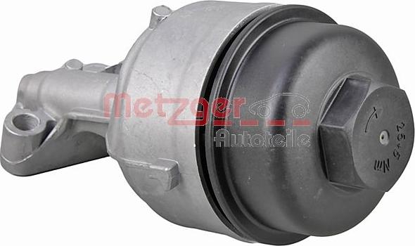 Metzger 2370087 - Housing, oil filter autospares.lv