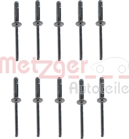 Metzger 2280037 - Clip, trim / protective strip autospares.lv
