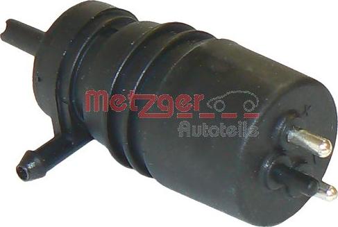 Metzger 2220009 - Water Pump, window cleaning autospares.lv