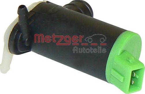 Metzger 2220020 - Water Pump, window cleaning autospares.lv