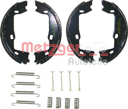 Metzger KR 347 - Brake Shoe Set, parking brake autospares.lv