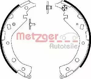 Metzger MG 995 - Brake Shoe Set autospares.lv