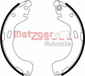 Metzger MG 970 - Brake Shoe Set autospares.lv