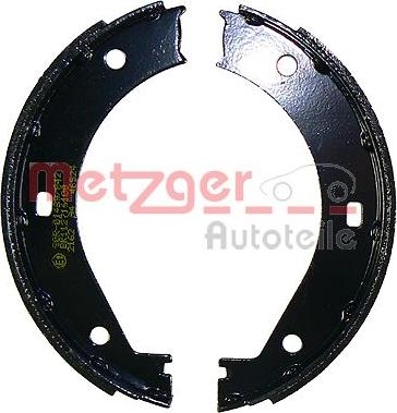 Metzger MG 423 - Brake Shoe Set, parking brake autospares.lv