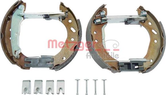 Metzger MG 538V - Brake Shoe Set autospares.lv