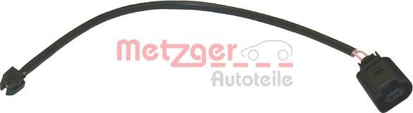 Metzger WK 17-222 - Warning Contact, brake pad wear autospares.lv