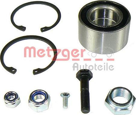 Metzger WM 512 - Wheel hub, bearing Kit autospares.lv