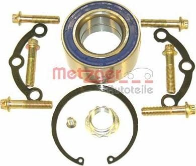 Metzger WM 536D2 - Wheel hub, bearing Kit autospares.lv