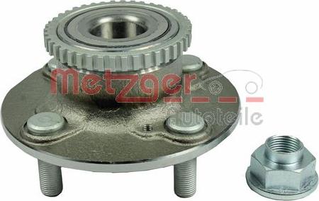 Metzger WM 6980 - Wheel hub, bearing Kit autospares.lv