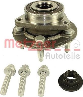 Metzger WM 6666 - Wheel hub, bearing Kit autospares.lv